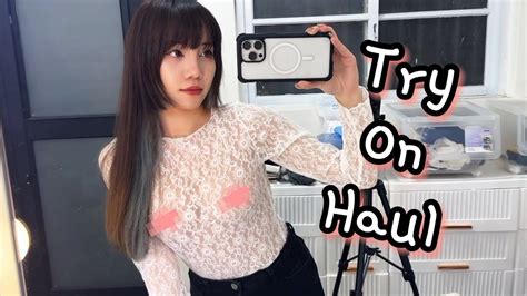 At Home Transparent Try On Haul